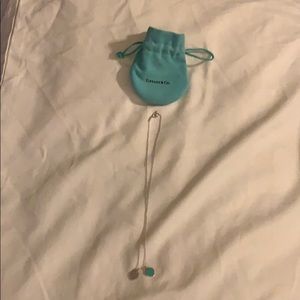 Tiffany Blue Double Heart Necklace